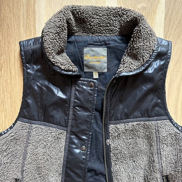 Madewell Brown and black fleece with shearling details in size XS - Picture 4 of 5
